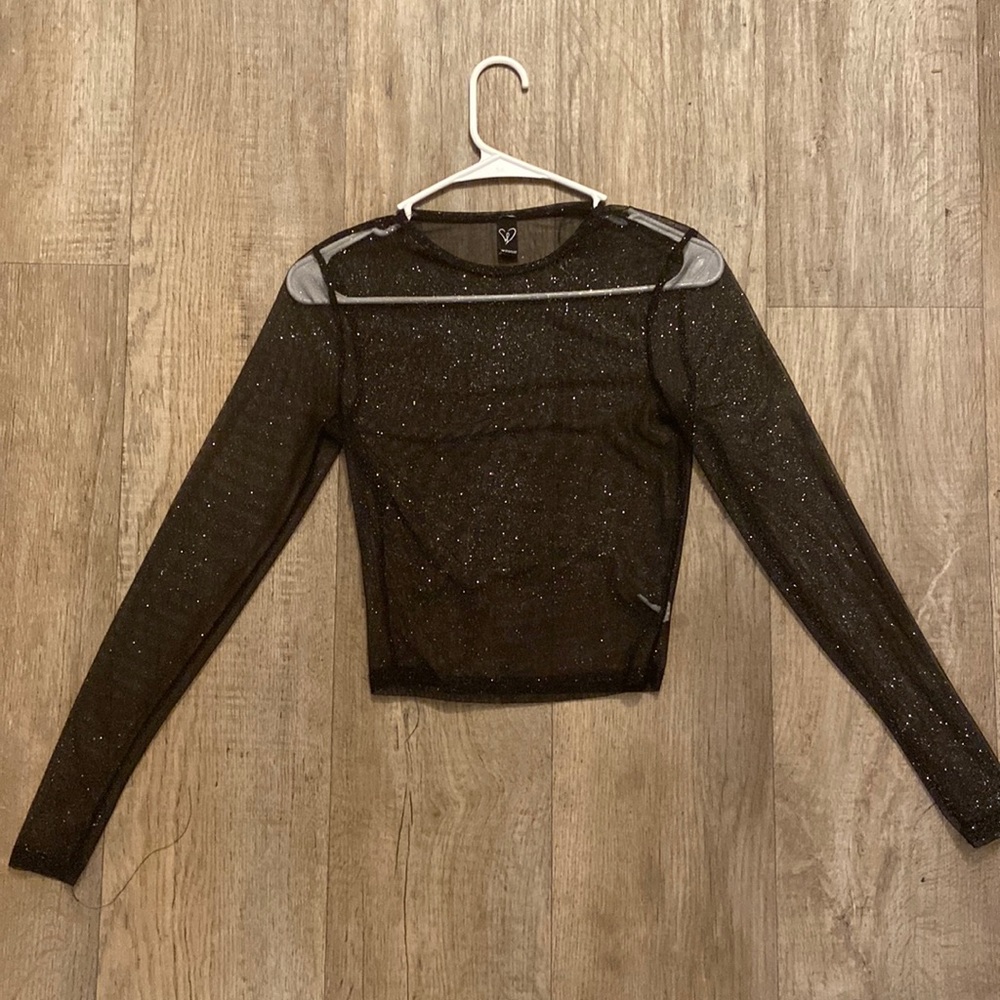 Mesh Sparkle Windsor Shirt